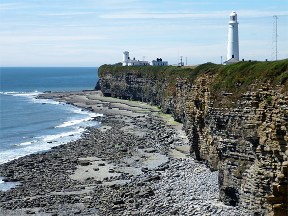 Nash Point lighthouses