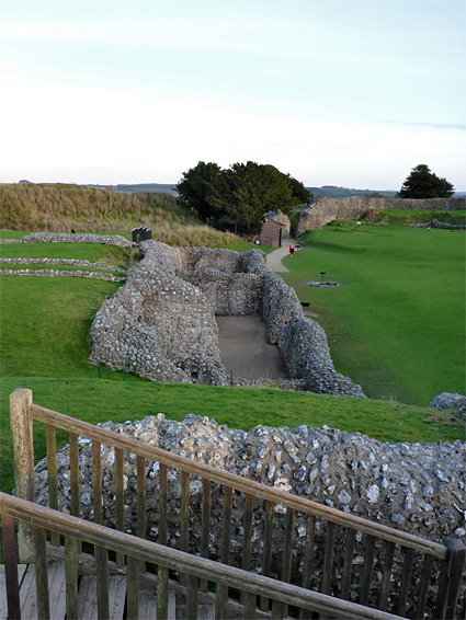 View from the keep