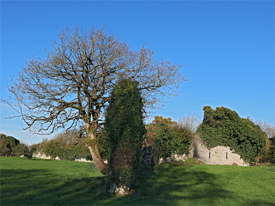 South end of the west wall