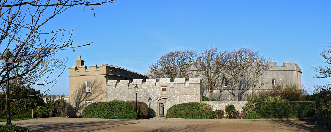 Frontage of the castle