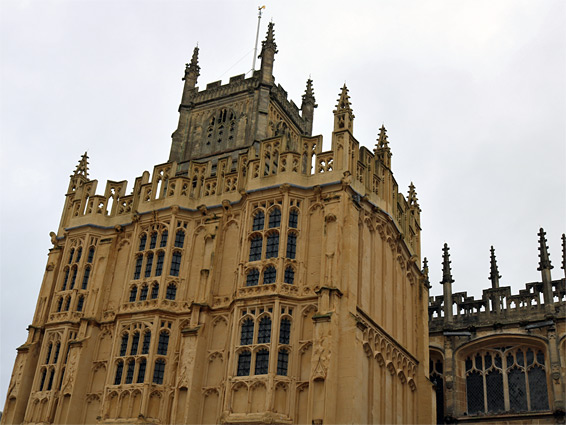 Tower above the south porch