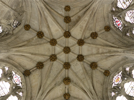 Ceiling of the north porch