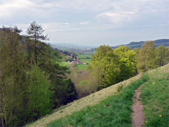 Valley to the southwest