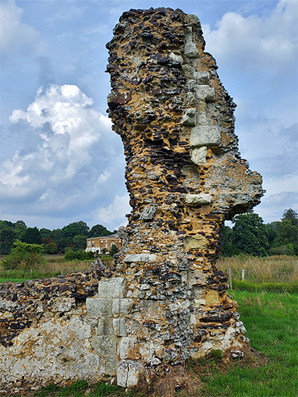 North transept wall fragment