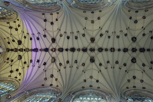Ceiling above the nave